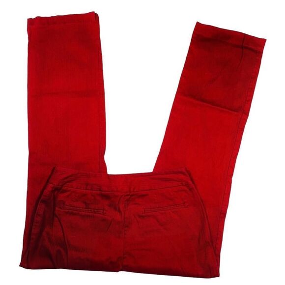 Nine & Co. Red Textured Bootcut Pants - Size 6 - Picture 3 of 11